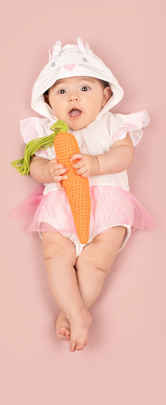 Bebé disfraz conejo